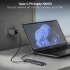 Zebronics Type-C Multiport Hub CT101 Plus 10-in-1 Grey