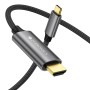 Zebronics Type C to HDMI Cable Zeb-Cha20 4K 60Hz 2M Black