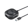 ZEBRONICS USB Hub ZEB-400HB 4 Ports USB 3.0 Black