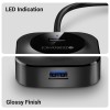 ZEBRONICS USB Hub ZEB-400HB 4 Ports USB 3.0 Black