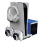 ZEBRONICS Vertical PS5 Docking Station ZEB-PS5SC 3 Level Fan White
