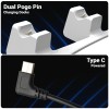 ZEBRONICS Vertical PS5 Docking Station ZEB-PS5SC 3 Level Fan White