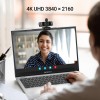 ZEBRONICS Webcam ZEB-PURE PLUS 4K UHD 30 FPS Dark Black