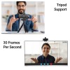 ZEBRONICS Webcam ZEB-PURE PLUS 4K UHD 30 FPS Dark Black