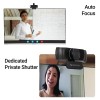 ZEBRONICS Webcam ZEB-PURE PLUS 4K UHD 30 FPS Dark Black