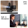 ZEBRONICS Webcam ZEB-PURE PLUS 4K UHD 30 FPS Dark Black