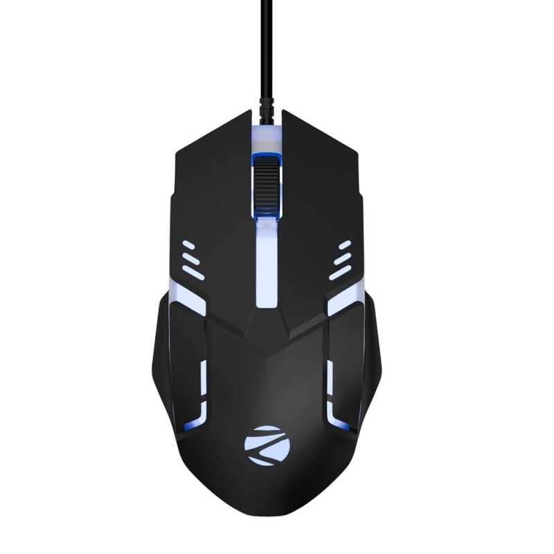 Zebronics Wired Keyboard & Mouse Combo ZEB 104-Key 1200 DPI Ergonomic White+Black