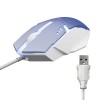 ZEBRONICS Wired Keyboard & Mouse Combo ZEB-War 2 104-Key 1200 DPI White + Blue