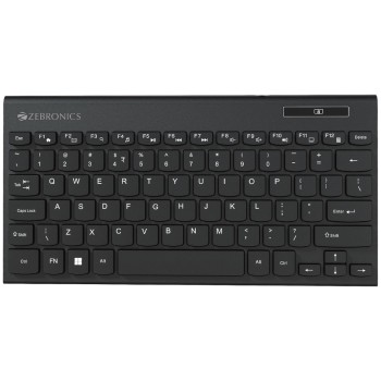 Zebronics Wired Keyboard Zeb 79-Key Layout, USB, Spill-Proof, Black
