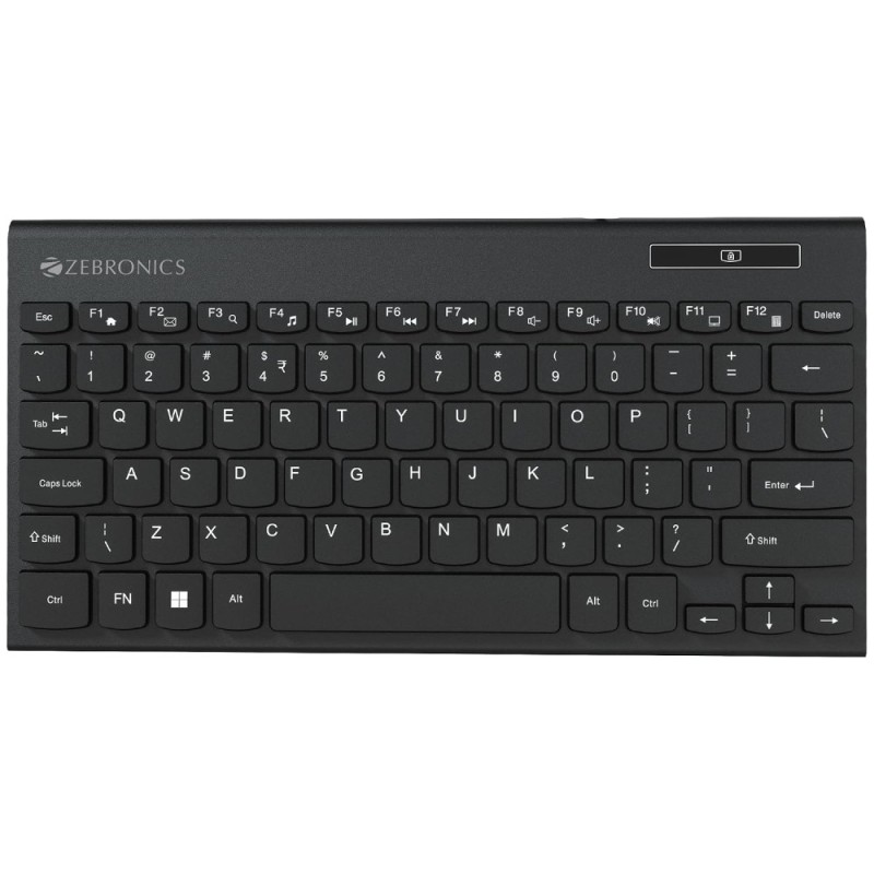Zebronics Wired Keyboard Zeb 79-Key Layout, USB, Spill-Proof, Black