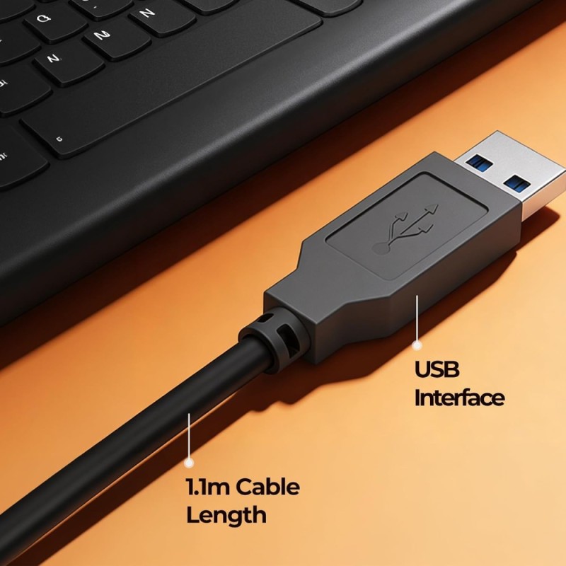Zebronics Wired Keyboard Zeb 79-Key Layout, USB, Spill-Proof, Black