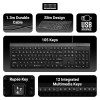 ZEBRONICS Wired USB Keyboard & Mouse Combo ZEB-JUDWAA 880 105 Keys 3 Button Mouse Black