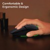 ZEBRONICS Wireless Gaming Mouse ZEB-SHARK LITE 4600 DPI RGB Black