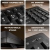 Zebronics Wireless Keyboard & Mouse Combo ZEB 104 Keys 1600 DPI Black