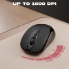 Zebronics Wireless Keyboard & Mouse Combo ZEB 104 Keys 1600 DPI Black
