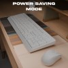 Zebronics Wireless Keyboard & Mouse Combo ZEB 104 Keys Multimedia USB Nano Receiver White