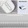 Zebronics Wireless Keyboard & Mouse Combo Zeb-Companion 104 Keys 1600 DPI White+Grey