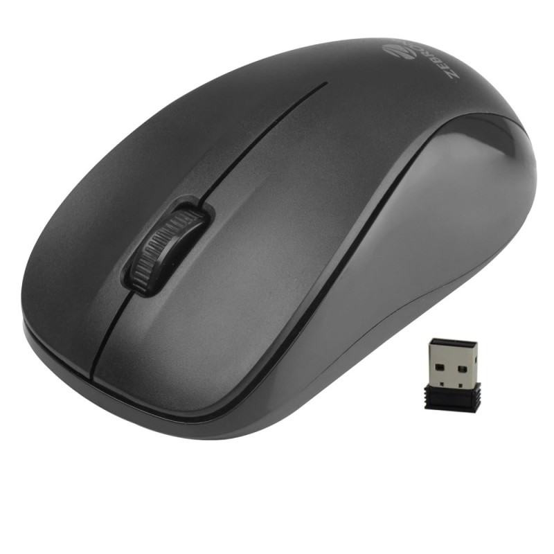 ZEBRONICS Wireless Keyboard & Mouse Combo ZEB-Companion 107 104 Keys 1200 DPI Black
