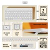 ZEBRONICS Wireless Keyboard & Mouse Combo Zeb-Companion 201 83 Keys White