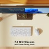 ZEBRONICS Wireless Keyboard & Mouse Combo Zeb-Companion 201 83 Keys White