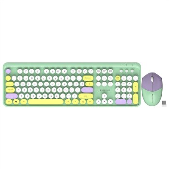 Zebronics Wireless Keyboard & Mouse Combo Zeb-Companion 301 104 Keys 1600 DPI Garden