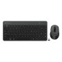 ZEBRONICS Wireless Keyboard & Mouse Combo ZEB-COMPANION 83 Keys AI Assist Key 1600 DPI Black+Grey