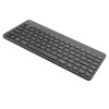 ZEBRONICS Wireless Keyboard & Mouse Combo ZEB-COMPANION 83 Keys AI Assist Key 1600 DPI Black+Grey