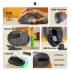 ZEBRONICS Wireless Keyboard & Mouse Combo ZEB-COMPANION 83 Keys AI Assist Key 1600 DPI Black+Grey