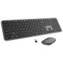 Zebronics Wireless Keyboard & Mouse Combo ZEB Scissor Switch, Multi BT Toggle, Type-C Charging, Black