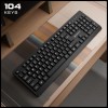 ZEBRONICS Wireless Keyboard ZEB-COMPANION 104 Keys Black