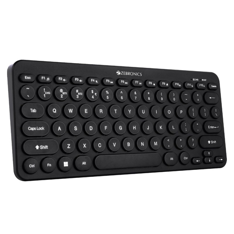 ZEBRONICS Wireless Keyboard Zeb-K4000MW 2.4GHz Black