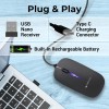 ZEBRONICS Wireless Mouse ZEB-BLANC 1600 DPI Rechargeable Black