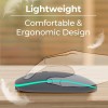 Zebronics Wireless Mouse ZEB Dual Mode 2.4GHz BT 1600 DPI Grey