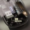ZEBRONICS Wireless Mouse ZEB Dual Mode 2.4GHz + BT 1600 DPI Premium Black
