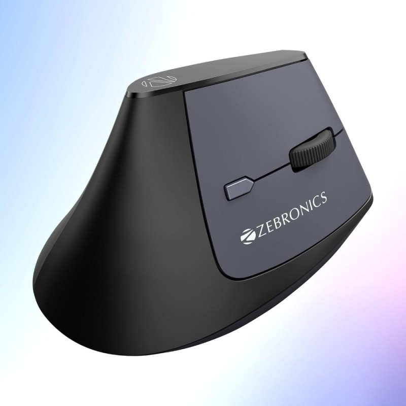 ZEBRONICS Wireless Mouse Zeb-Jaguar V Dual Mode 1600 DPI Black