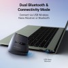 ZEBRONICS Wireless Mouse Zeb-Jaguar V Dual Mode 1600 DPI Black