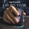 ZEBRONICS Wireless Mouse Zeb-Jaguar V Dual Mode 1600 DPI Black