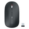 ZEBRONICS Wireless Mouse ZEB-POISE Dual Mode 1600 DPI Metallic Black
