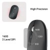 ZEBRONICS Wireless Mouse ZEB-POISE Dual Mode 1600 DPI Metallic Black