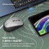 ZEBRONICS Wireless Mouse ZEB-PULSE100 Dual Mode 1600 DPI Black + Grey