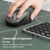 ZEBRONICS Wireless Mouse ZEB-PULSE100 Dual Mode 1600 DPI Black + Grey
