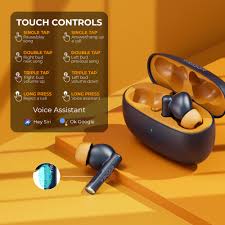 TRIGGR Ultrabuds N1 Neo with ENC, 40Hr Playback, 13mm Drivers, Rich Bass, Fast Charging Bluetooth  (Indigo Honey, In the Ear)