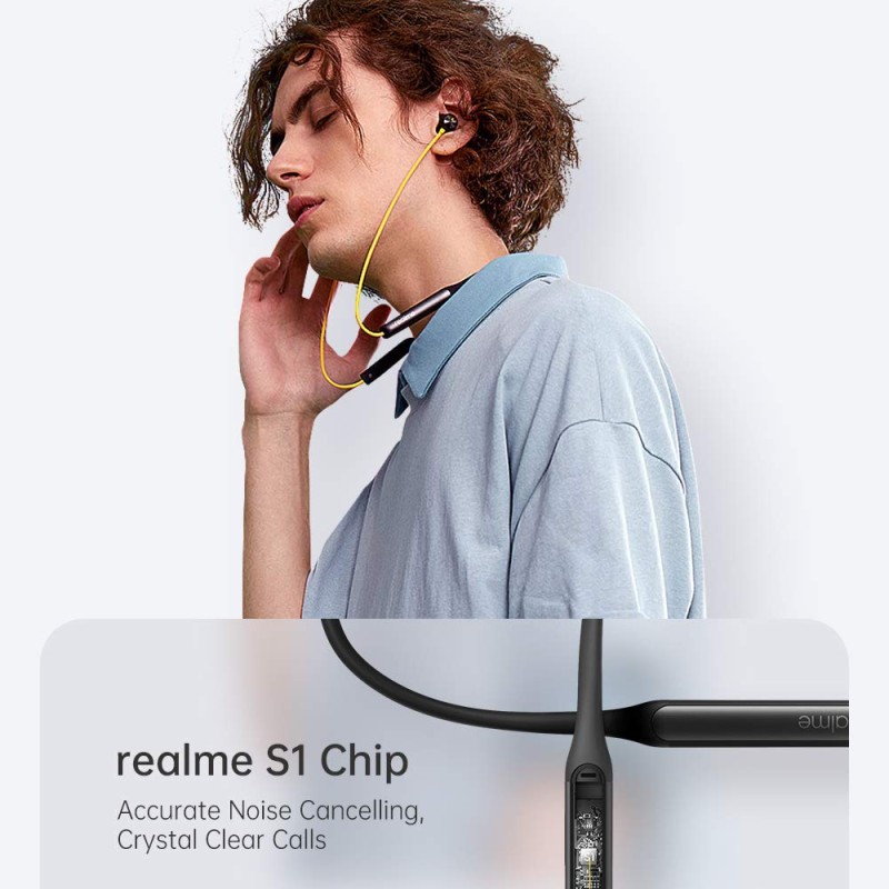 realme Buds Wireless Pro Bluetooth in Ear Earphones with Mic, Fast Charging & Up to 22Hrs Playtime (Yellow)