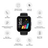 realme Classic Watch 3.56 cm (1.4") Large HD Color Display, Full Touch Screen, SpO2, Continuous Heart Rate Monitor, Black (RMA161)