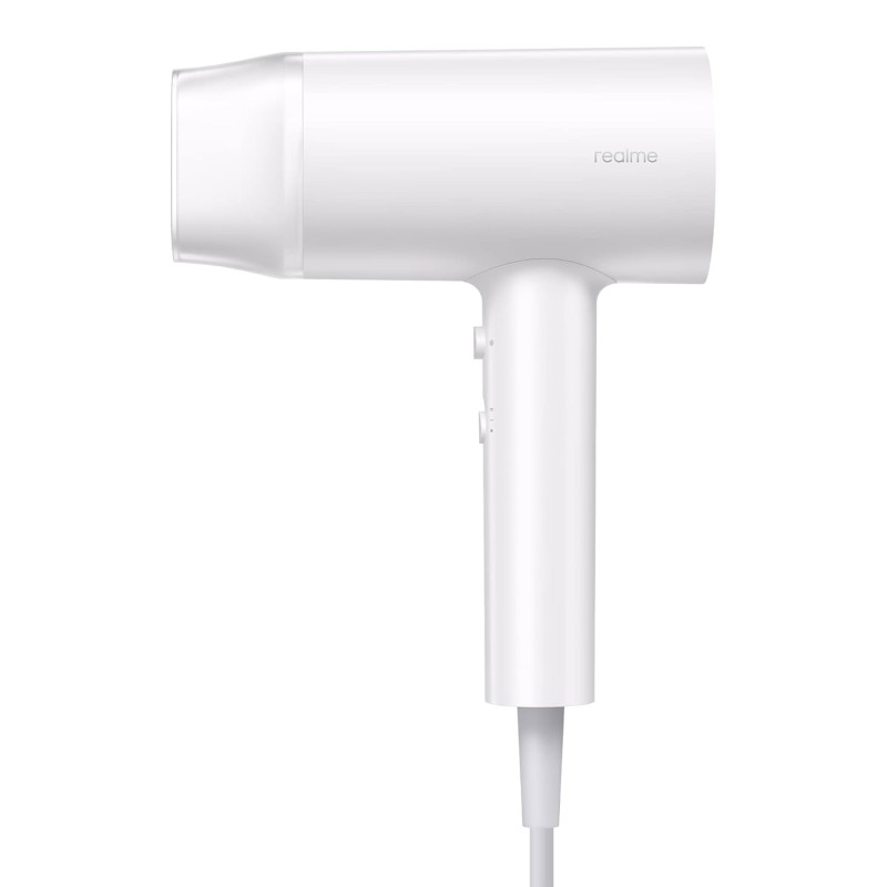 realme Hair Dryer 1400Watts with Ionic Technology, Dual Temperature & Speed Settings, White