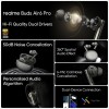 realme in Ear Wireless Buds Air 6 Pro with Dual Drivers(11Mm+6Mmtweeter),40 Hrs Play Time,50 Db ANC,Lhdc 5.0,55Ms Low Latency,360° Spatial Audio,Ip55 Dust&Water Resistant,Bt V5.3,Titanium Twilight