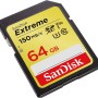 SanDisk Extreme SD 64GB Card Works with Canon Mirrorless Camera EOS R5 C 150MB/s (SDSDXV6-064G-GNCIN)