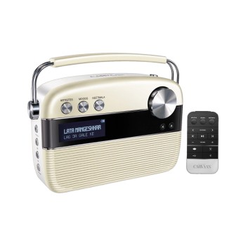 SAREGAMA Carvaan Hindi - Portable Music Player with 5000 Preloaded Songs, FM/BT/AUX 10 W Bluetooth Home Audio Speaker