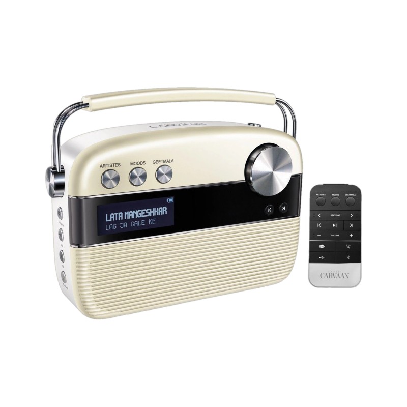SAREGAMA Carvaan Hindi - Portable Music Player with 5000 Preloaded Songs, FM/BT/AUX 10 W Bluetooth Home Audio Speaker