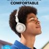 soundcore by Anker H30i Wireless On-Ear Headphones, Foldable Design, Pure Bass, 70H Playtime, Bluetooth 5.3, Lightweight and Comfortable (White)